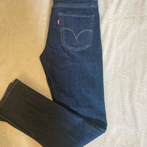 Levi’s mid rise skinny jeans